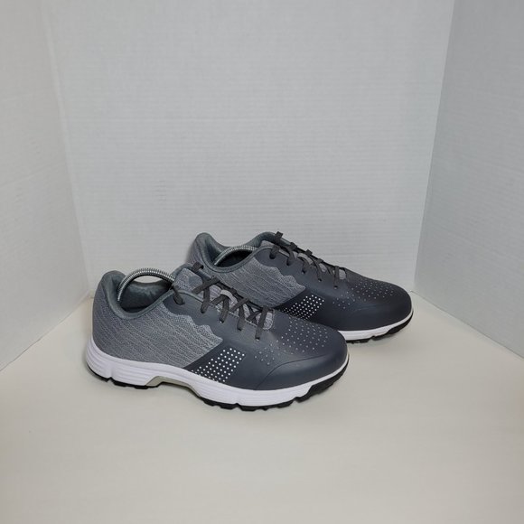 Thestron Gray Mesh Breathable Men's Golf Shoes Size 11 - Picture 2 of 10